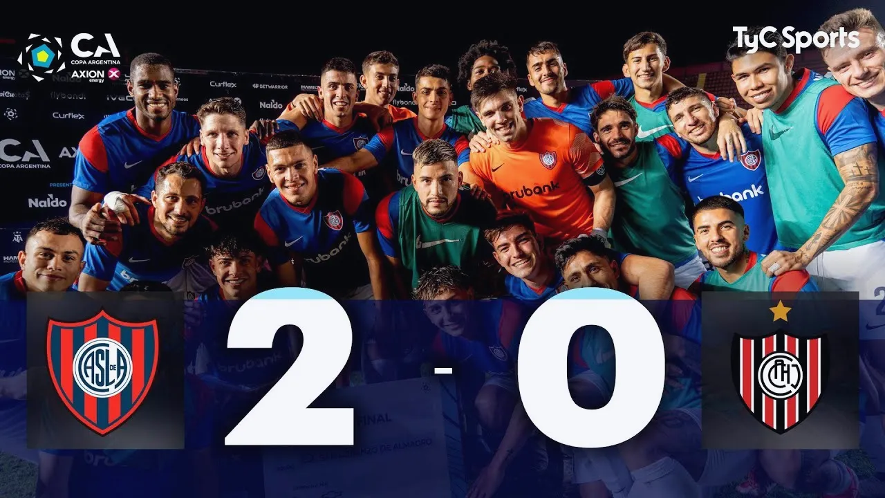 ไฮไลท์ ซาน ลอเรนโซ่ ชนะ ชาคาริตา จูเนียร์ส 2-0 ในศึกอาร์เจนติน่า คัพ 2024/25 วันที่ 8 มิถุนายน 2567 คลิกดูจังหวะสำคัญได้ที่ dooball168hd