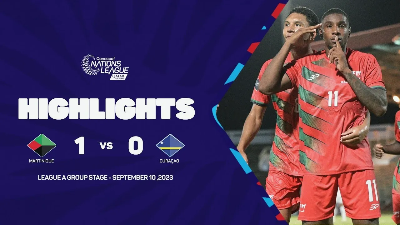 ไฮไลท์บอล มาร์ตีนิก เฉือน คูราเซา 1-0 เก็บสามแต้มในศึกคอนคาเคฟ เนชั่นลีก ฟูลแมตช์ทาง dooball168hd.com