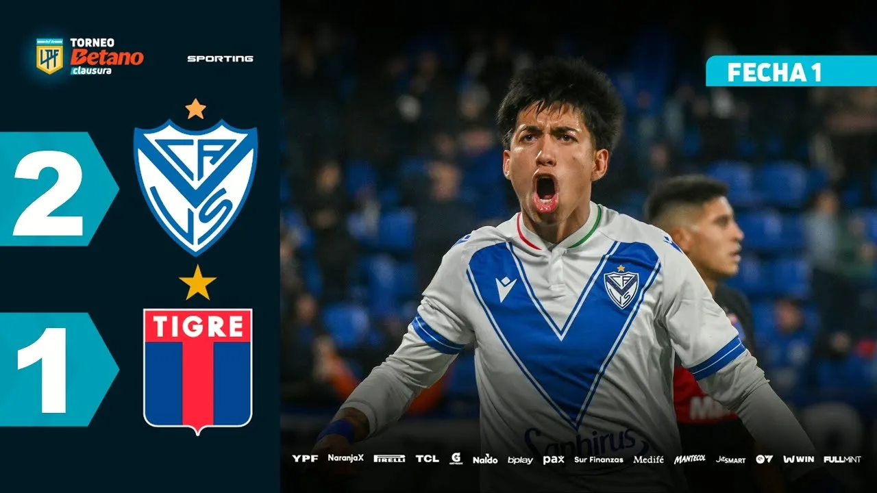 ไฮไลท์ฟุตบอลเบเลซ ซาร์สฟิลด์ชนะติเกร 2-1 ศึกอาร์เจนติน่า พรีเมียร์ ดิวิชั่น 15/07/2568
