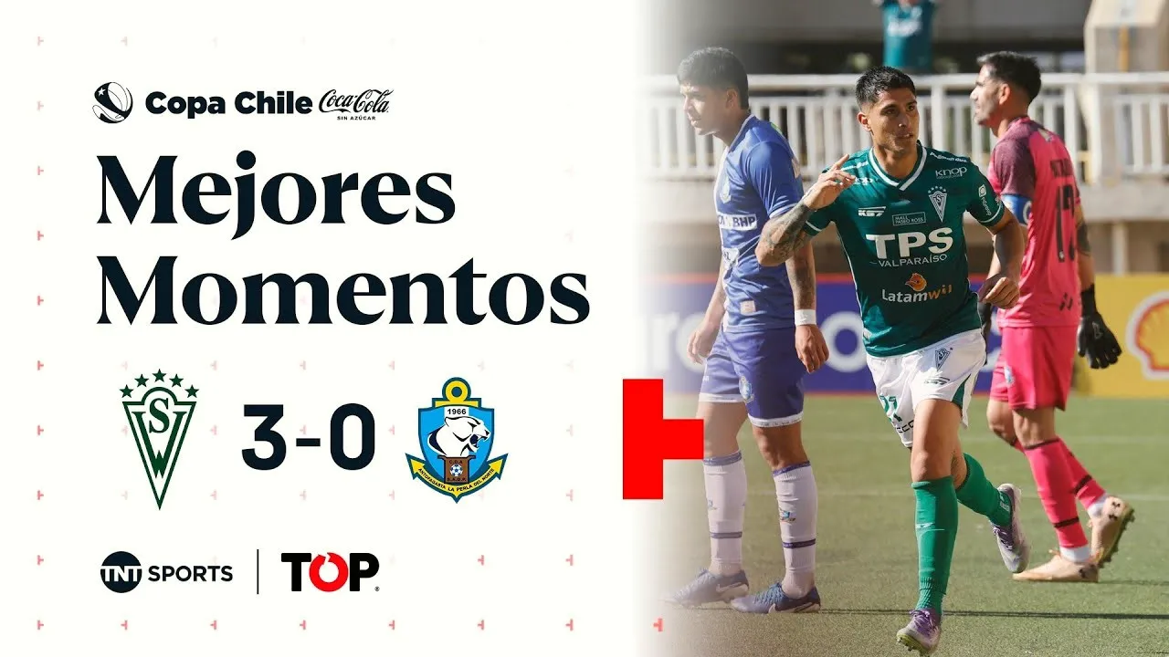 ไฮไลท์ฟุตบอล ชิลี คัพ 2025 ซานติเอโก้ วันเดอเรอร์ ถล่ม อันโตฟากัสต้า 3-0 เมื่อวันที่ 09/06/2568