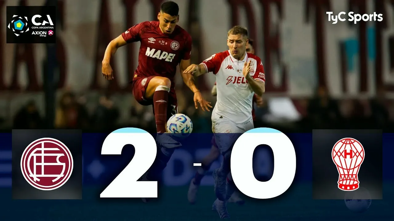ไฮไลท์ฟุตบอล ลานุส เอาชนะ ซีเอ ฮูราแคน 2-0 ในศึกโคปา อาร์เจนติน่า คัพ 2025 เมื่อวันที่ 2 สิงหาคม 2568