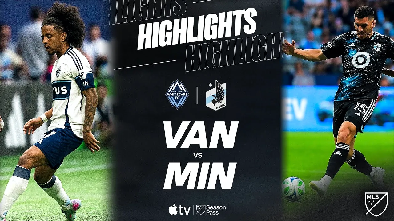 ไฮไลท์ฟุตบอล 29/05/2568 แวนคูเวอร์ ไวต์แคปส์ เสมอ มินนิโซต้า ยูไนเต็ด 0-0 ศึก MLS 2025 ไร้สกอร์สุดชิลล์