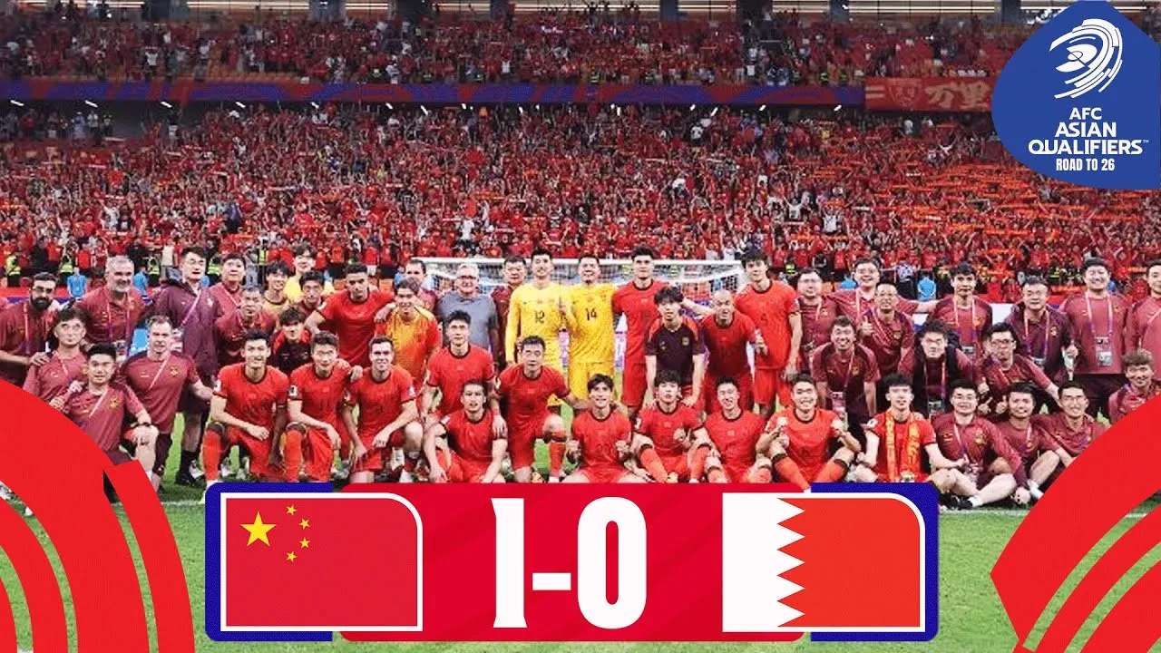 ไฮไลท์ฟุตบอลโลก 2026 รอบคัดเลือกโซนเอเชีย 11/06/2568 จีนบดบาห์เรน 1-0 คว้าชัยสำคัญในศึกฟุตบอลโลกรอบคัดเลือก