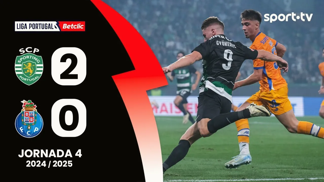 ไฮไลท์ลีกาซาเกรสโปรตุเกส 1 กันยายน 2567 สปอร์ติ้ง ลิสบอน 2-0 เอฟซี ปอร์โต้ ดูบอลชัดๆทุกประตูที่ dooball168hd.com01/09/2567