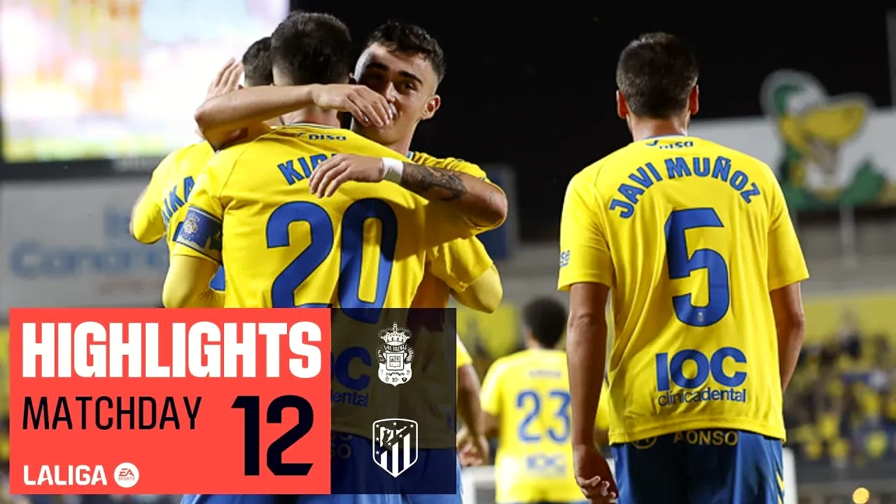 ไฮไลท์ฟุตบอลลาลีก้าสเปน ลาส พัลมาส ชนะ แอตเลติโก้ มาดริด 2-1 วันที่ 4 พฤศจิกายน 2566 (04/11/2566)