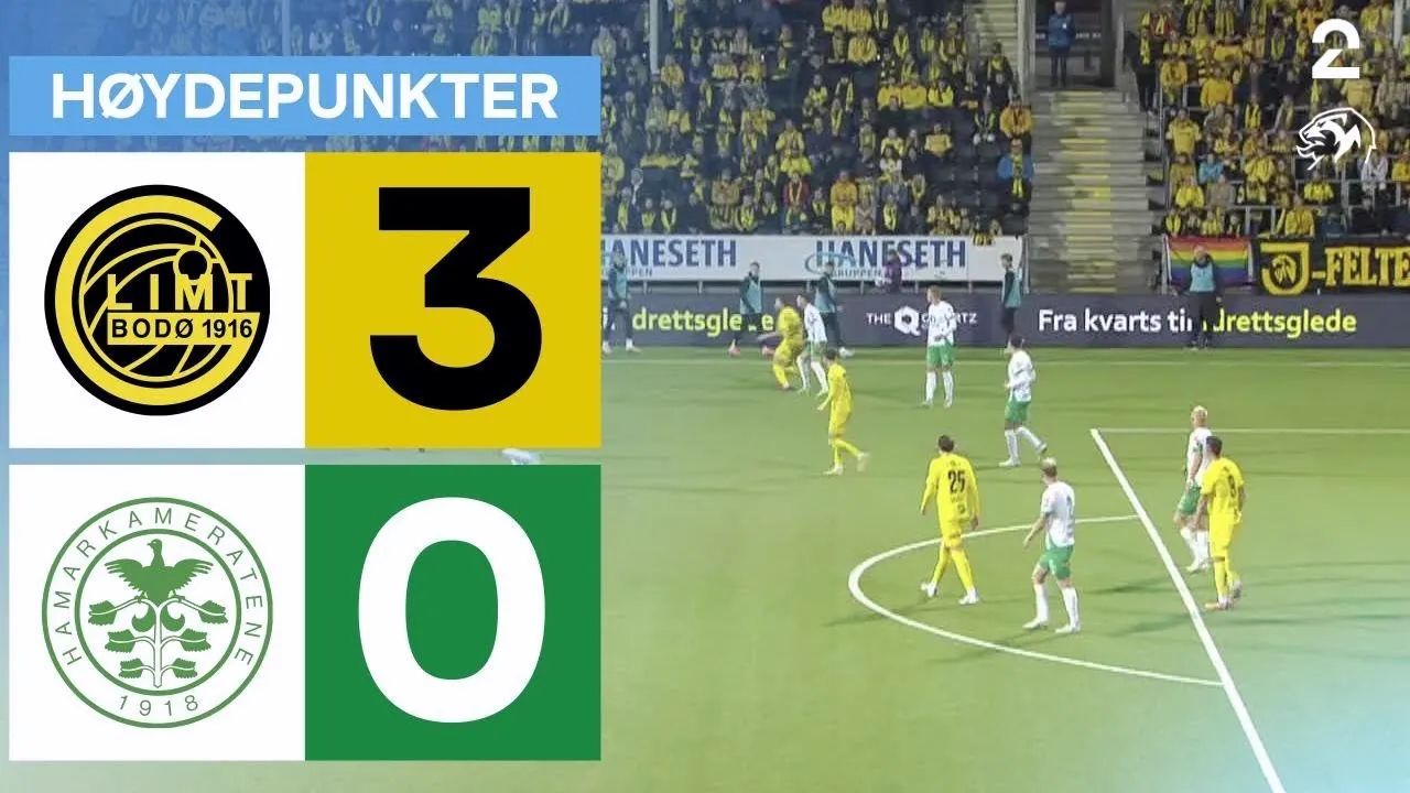 ไฮไลท์ฟุตบอลนอร์เวย์ ทิปเปลิเก้น 2024 โบโด กลิมท์ ถล่ม ฮามคาม 3-0 14/09/2567 dooball168hd.com