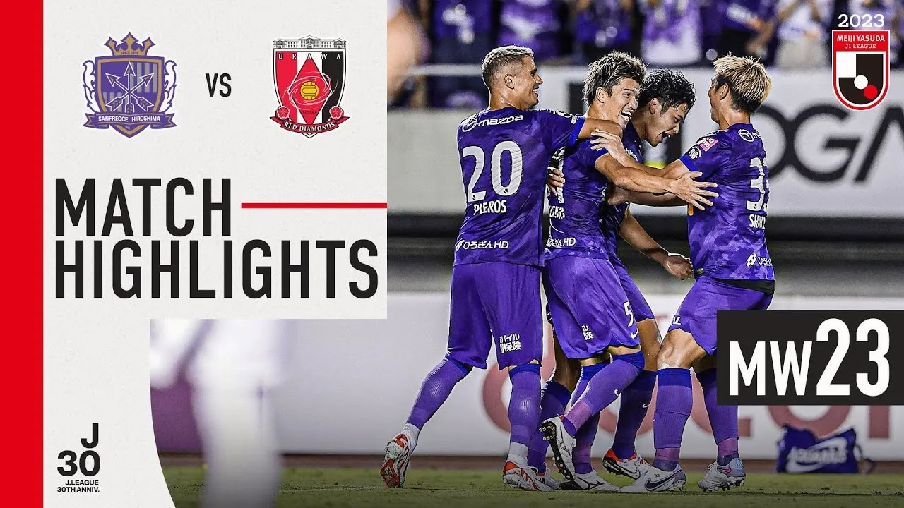 ไฮไลท์บอล ซานเฟรซเซ ฮิโรชิม่า เฉือนชนะ อูราวะ เรด ไดมอนส์ 2-1 ในศึกเจลีก ญี่ปุ่น 2023 dooball168hd.com