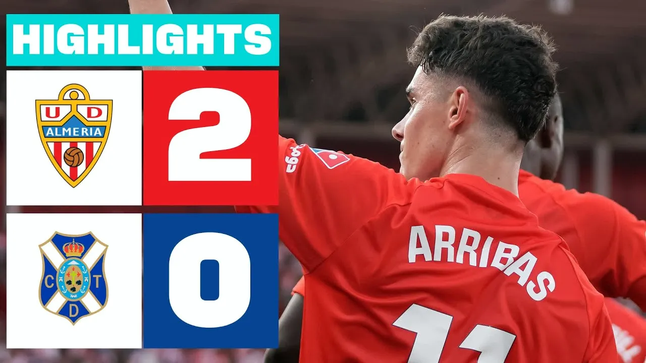 ไฮไลท์บอลอเดลันเต้ สเปน 2025 โกยไว ทีมเยือนพ่าย 2-0 อัลเมเรีย ซัดเตเนริเฟ่คู่มงคลที่ซื้อขายเมื่อวันที่ 02/06/2568
