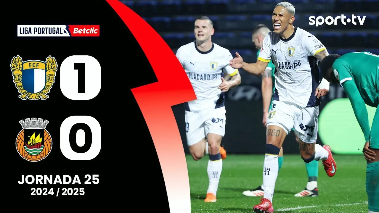 ไฮไลท์ฟุตบอล ลีกา ซาเกรส โปรตุเกส ฟามาลิเคาเปิดบ้านเอาชนะริโอ อาฟ 1-0 เก็บสามคะแนนสำคัญ 11 มีนาคม 2568