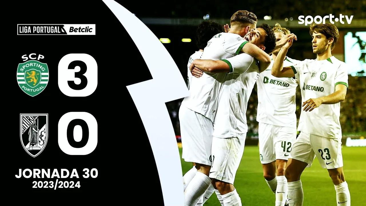 22 เมษายน 2567 สปอร์ติ้ง ลิสบอน ถล่ม วิตอเรีย กิมาไรส์ 3-0 ศึกลีกา ซาเกรส โปรตุเกส 2024 ไฮไลท์ dooball168hd.com