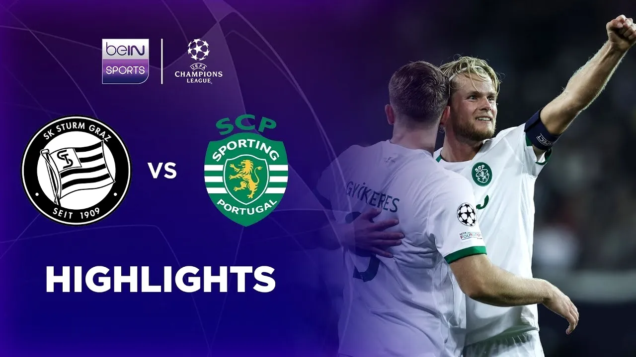 ไฮไลท์บอลเด็ด! สตวร์มกราซ 0-2 สปอร์ติ้ง ลิสบอน ศึกยูฟ่า แชมเปี้ยนส์ ลีก รอบแบ่งกลุ่ม 2024 วันที่ 23 ตุลาคม 2567 ส่งท้ายชัยชนะอันยิ่งใหญ่