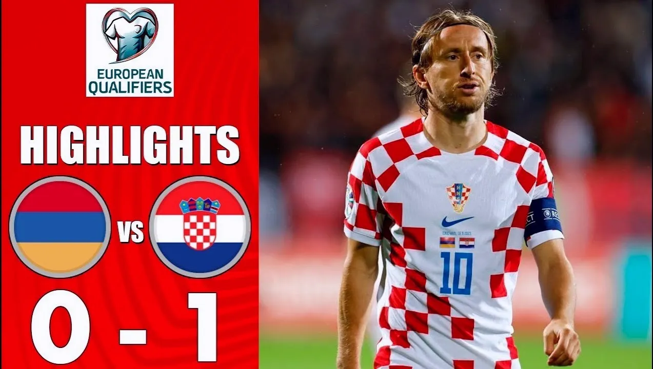 ไฮไลท์ฟุตบอล อาร์เมเนียแพ้คาบ้าน 0-1 โครเอเชีย ศึกยูโร 2023 เกมตื่นเต้นถึงนาทีสุดท้าย dooball168hd.com
