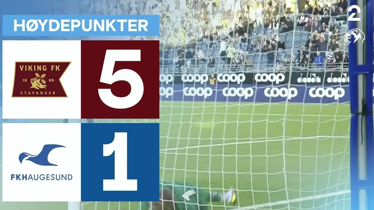 ไฮไลท์ฟุตบอล 01/05/2568 ไวกิ้ง เอฟเค ถล่มเฮาเกซุนด์ 5-1 ศึกนอร์เวย์ ทิปเปลีเก้น สุดเดือด