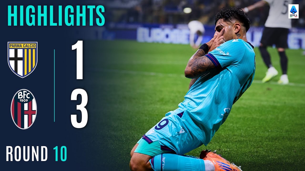 #ไฮไลท์ฟุตบอล [ ปาร์ม่า 1 - 3 โบโลญญ่า ] กัลโช่ เซเรียอา อิตาลี 2025/3.11.68