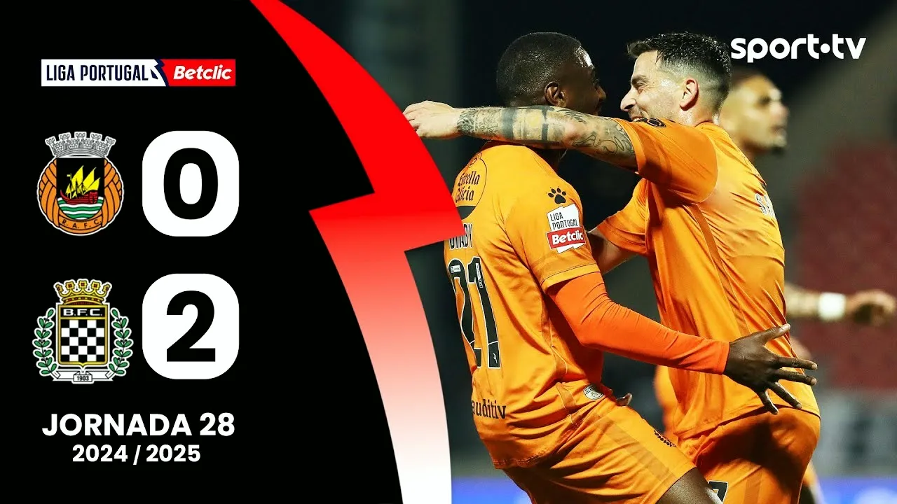 ไฮไลท์ฟุตบอล ริโอ อาฟ พ่ายคาบ้าน 0-2 เบาวิสต้า ลีกา ซาเกรส โปรตุเกส ประจำวันที่ 8 เมษายน 2568
