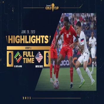 ไฮไลท์บอล คอนคาเคฟ โกลด์คัพ 2023 สหรัฐอเมริกาถล่มเซนต์คิตส์และเนวิส 6-0 สกอร์ขาดล้ำ Dooball168hd