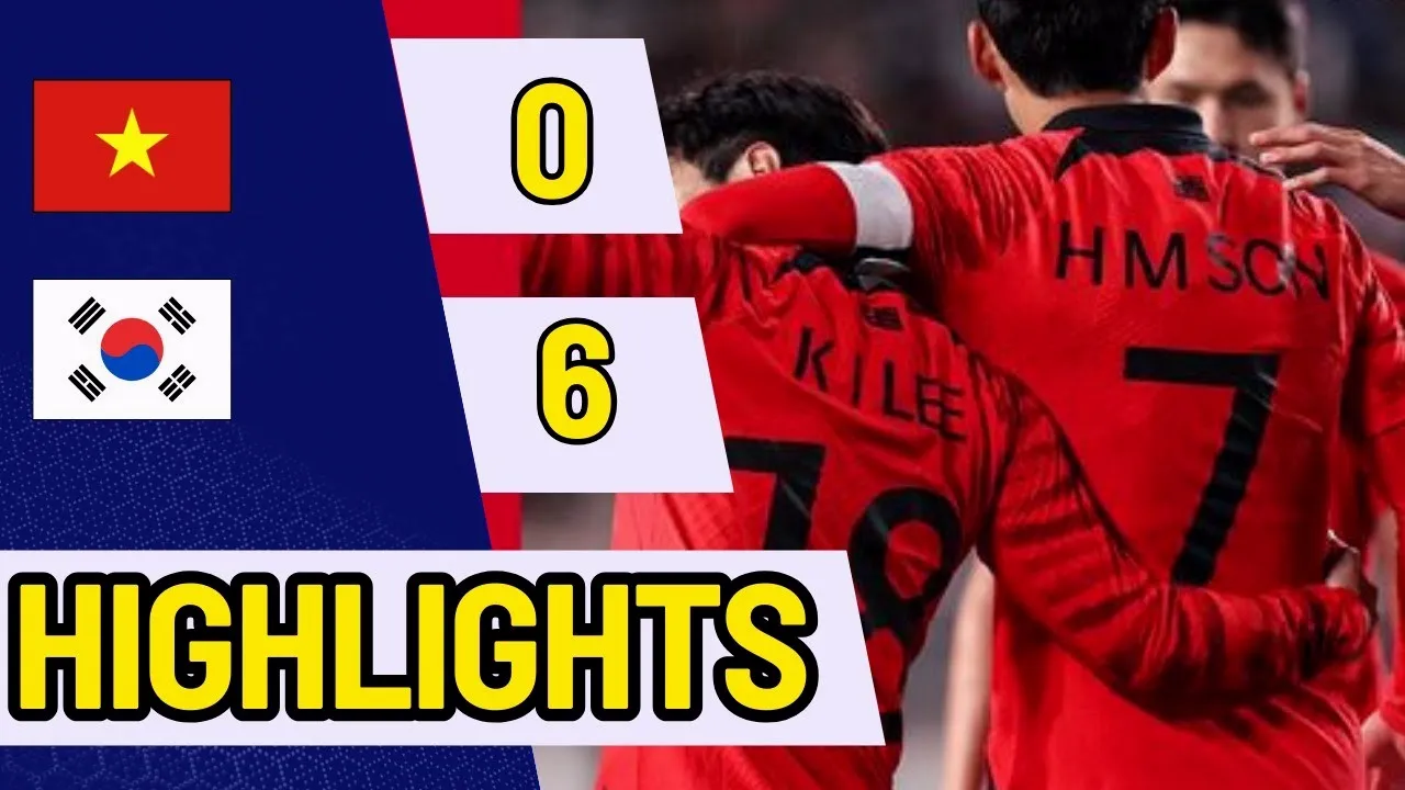 18/10/2566 ไฮไลท์ฟุตบอล ถล่มเละ เกาหลีใต้ ถล่ม เวียดนาม 6-0 ในเกมกระชับมิตรทีมชาติ 2023