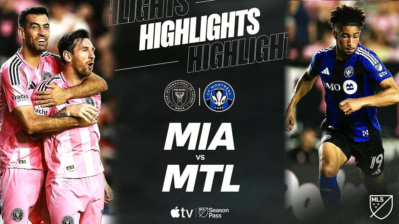 ไฮไลท์ฟุตบอล อินเตอร์ ไมอามี่ ชนะ มอนทรีออล อิมแพ็ค 4-2 ศึก MLS สหรัฐอเมริกา วันที่ 29 พฤษภาคม 2568 ไฮไลท์ซูเปอร์เกมมันส์ครบทุกประตู!