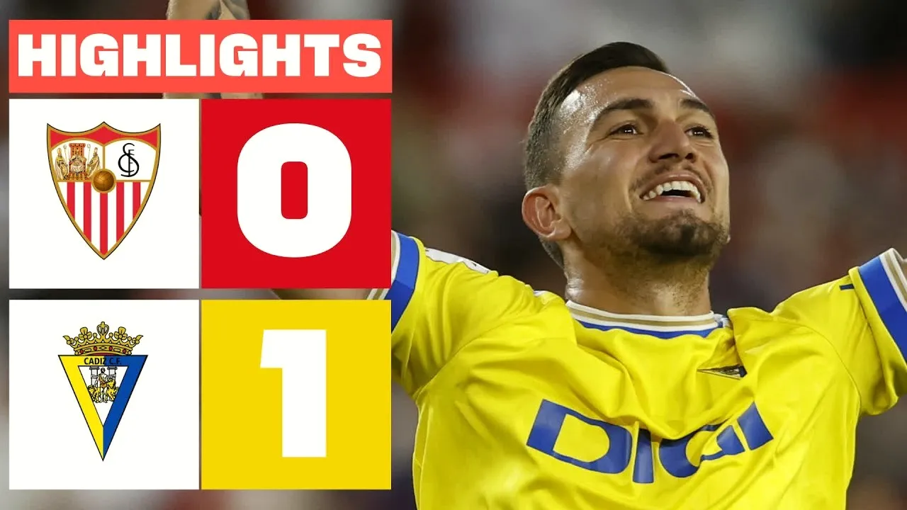 โดบอล168HD.COM ขอเสนอไฮไลท์ฟุตบอล กาดิซ บุกเฉือน เซบีย่า 1-0 ศึกลาลีก้า สเปน ประจำวันที่ 16 พฤษภาคม 2567