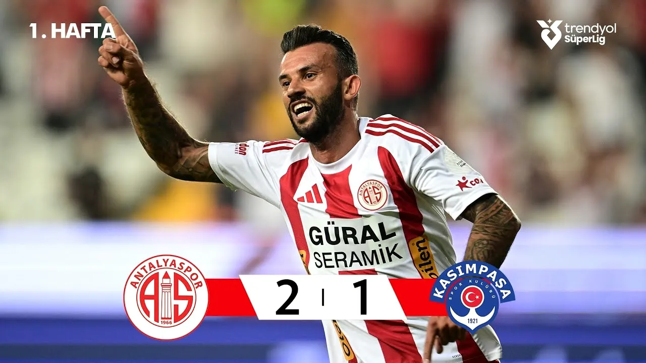 ไฮไลท์ฟุตบอล อันตัลยาสปอร์ ชนะ คาซิมปาซ่า 2-1 ศึกตุรกี ซุปเปอร์ลีก ประจำวันที่ 10 สิงหาคม 2568 ติดตามชมซ้ำที่ dooball168hd.com