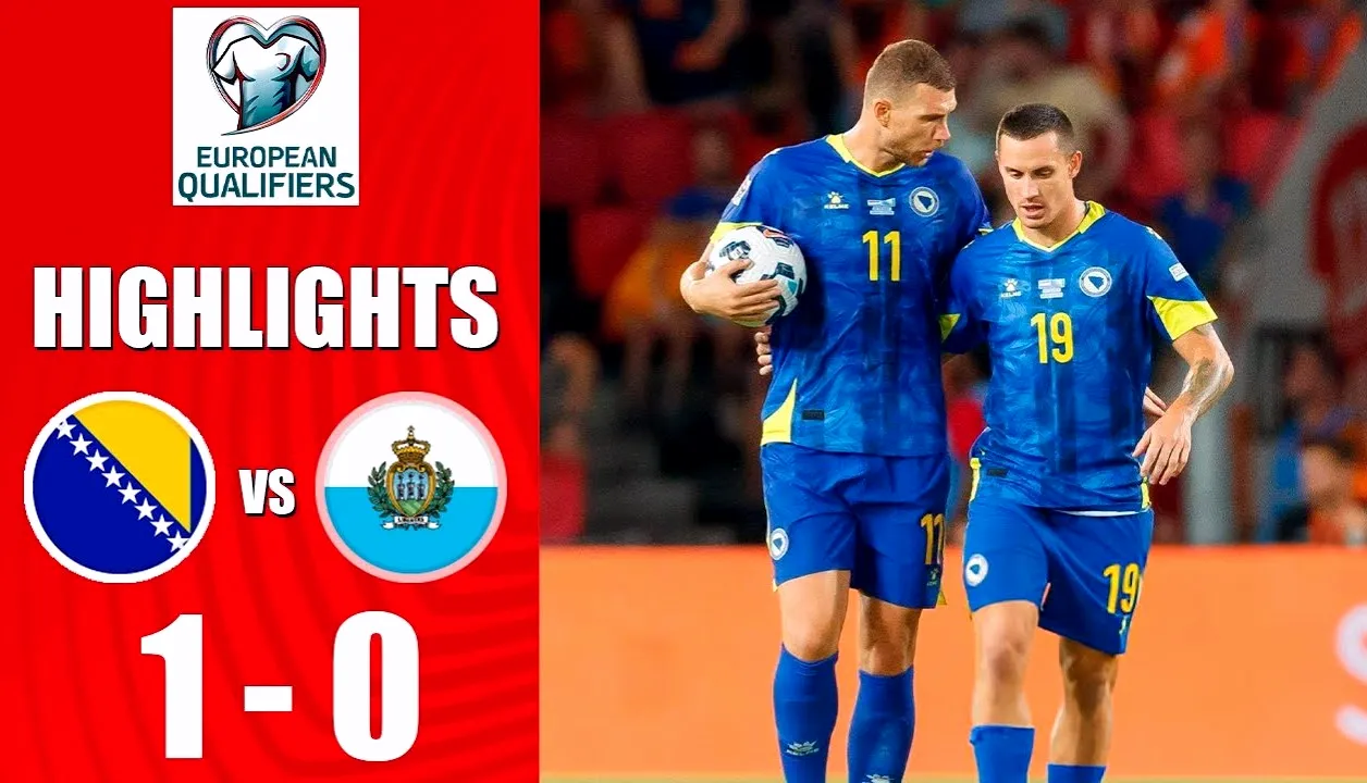 ไฮไลท์ฟุตบอล บอสเนีย เฉือนซานมารีโน่ 1-0 ฟุตบอลโลกรอบคัดเลือกโซนยุโรป 08/06/2568