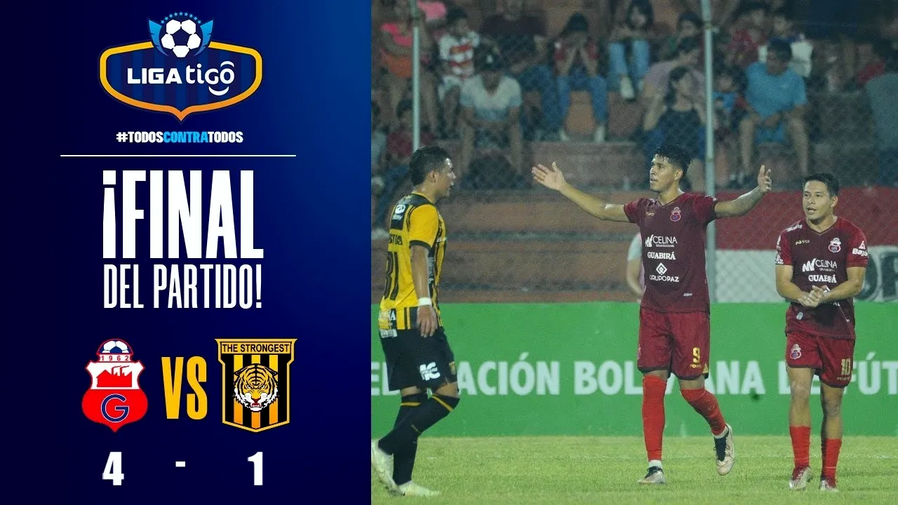 ไฮไลท์ฟุตบอลเดือด! คลับ กัวบิร่า ถล่ม เดอะ สตรองเกสต์ 4-1 ศึกโบลิเวีย ลีกา เดอ ฟุตบอล พร็อม 2023 วันที่ 8 พฤศจิกายน 2566