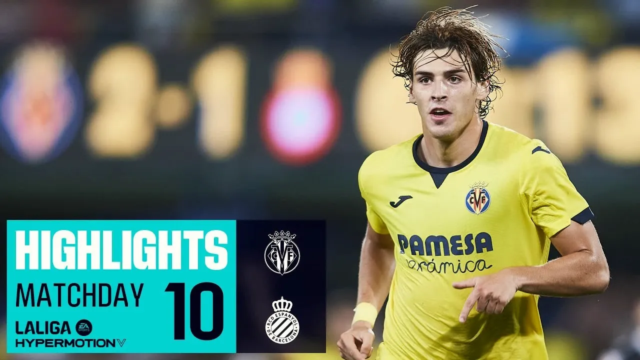 ไฮไลท์ฟุตบอล บียาร์เรอัล บี โชว์ฟอร์มแกร่งเปิดบ้านถล่ม เอสปันญ่อล 3-1 ศึกอเดลันเต้ สเปน วันที่ 10 ตุลาคม 2566