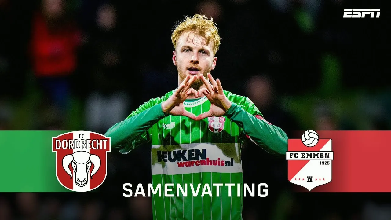 ไฮไลท์ฟุตบอล ดอร์เดรชท์ ถล่ม เอ็มเมน 3-0 ในศึกจูปิแลร์ลีก ฮอลแลนด์ ปรีซีซั่น 2025/26 วันที่ 01/03/2568