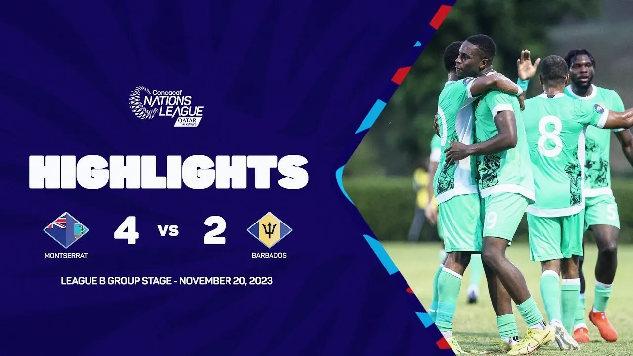 ครบเครื่องไฮไลท์ศึก CONCACAF 2023 มอนต์เซอร์รัตพลิกเฉือนบาร์เบโดส 4-2 21 พฤศจิกายน 2566