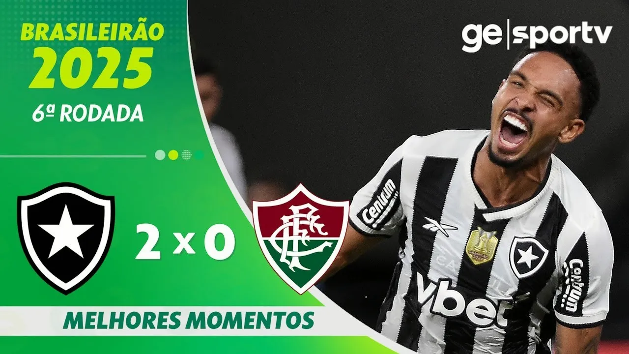 ไฮไลท์บอล บราซิล ซีรี่ย์เอ 2025 โบตาโฟโก้ อาร์เจ เปิดบ้านไล่ถล่ม ฟลูมิเนนเซ่ 2-0 ประจำวันที่ 27 เมษายน 2568