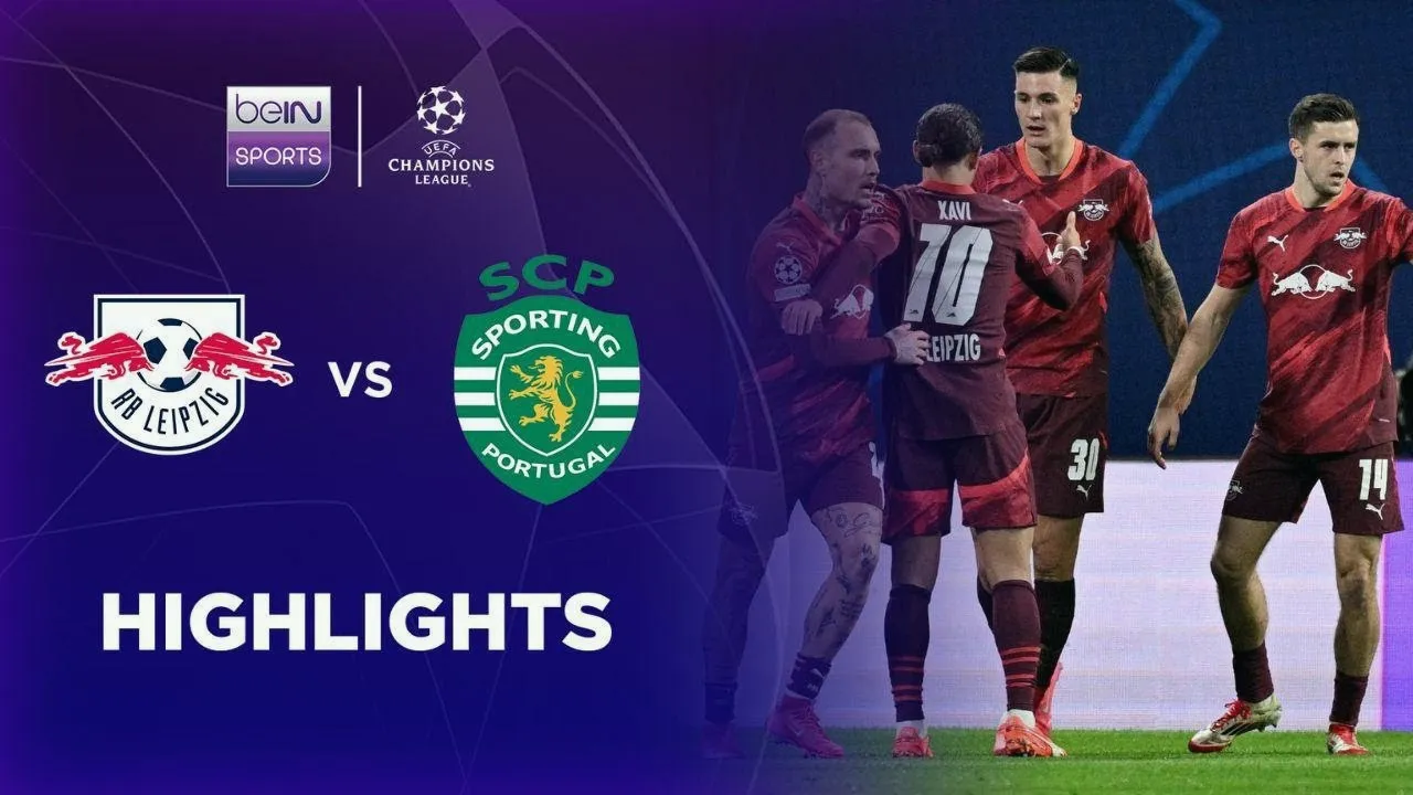 ไฮไลท์ฟุตบอล แอร์เบ ไลป์ซิกพลิกชนะสปอร์ติ้ง ลิสบอน 2-1 ในยูฟ่าแชมเปี้ยนส์ลีกรอบแบ่งกลุ่ม 23 มกราคม 2568