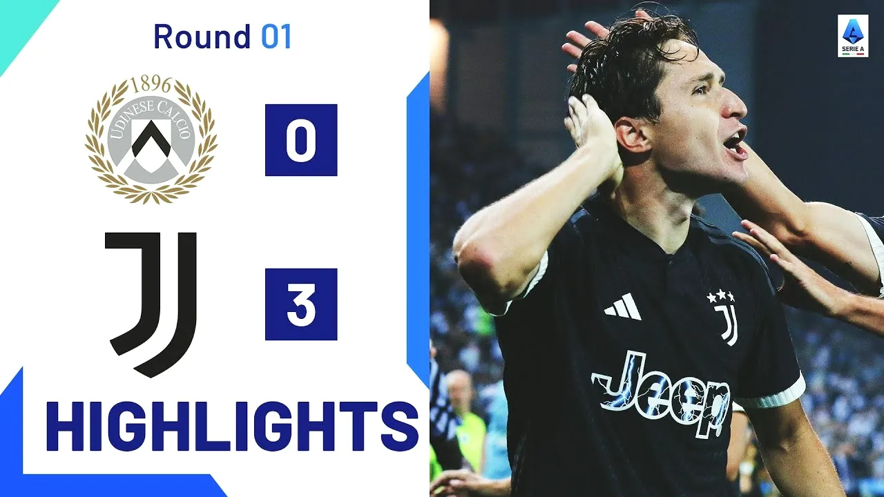 ไฮไลท์ฟุตบอล อูดิเนเซ่แพ้ยับคาบ้าน 0-3 ยูเวนตุสแซงยึดสามแต้มเด็ดในกัลโช่ เซเรียอา อิตาลี