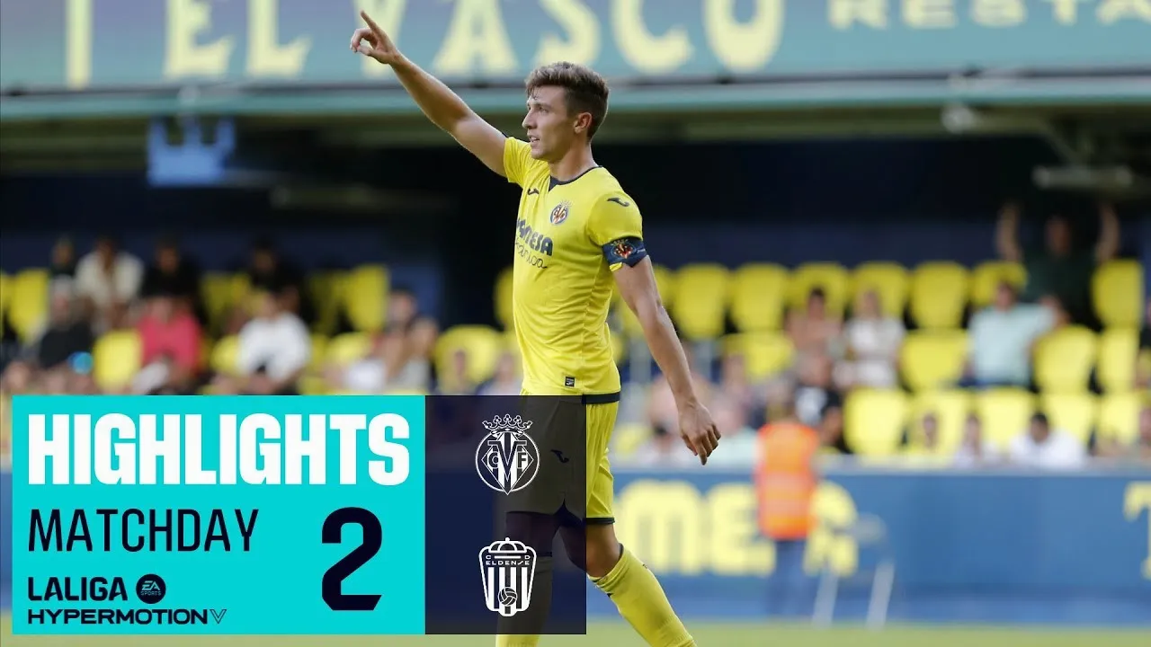 ไฮไลท์ฟุตบอล บียาร์เรอัล บี ถล่ม เอลเดนเซ่ 3-1 ศึกอาเดลานเต้ สเปน สุดมัน