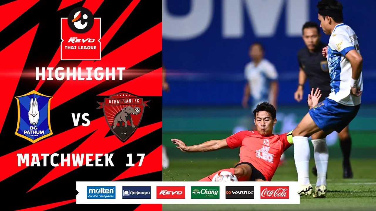 16 กุมภาพันธ์ 2567 บีจี ปทุม ยูไนเต็ด เปิดบ้านเอาชนะ อุทัยธานี เอฟซี 2-0 ในศึกรีโว่ ไทยลีก 2024