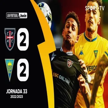 ไฮไลท์ฟุตบอลลีกา ซาเกรส โปรตุเกส คาซ่า เพีย เอซี เสมอกับ เอสโตริล 2-2