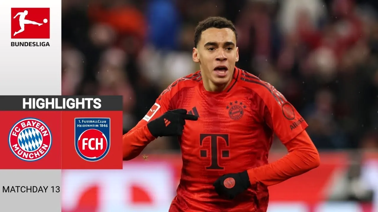 dooball168hd.com เปิดคลิปไฮไลท์ฟุตบอล บาเยิร์น มิวนิค ชนะ ไฮน์เดนเฮลม์ 4-2 ศึกบุนเดสลีก้า เยอรมัน วันที่ 8 ธันวาคม 2567