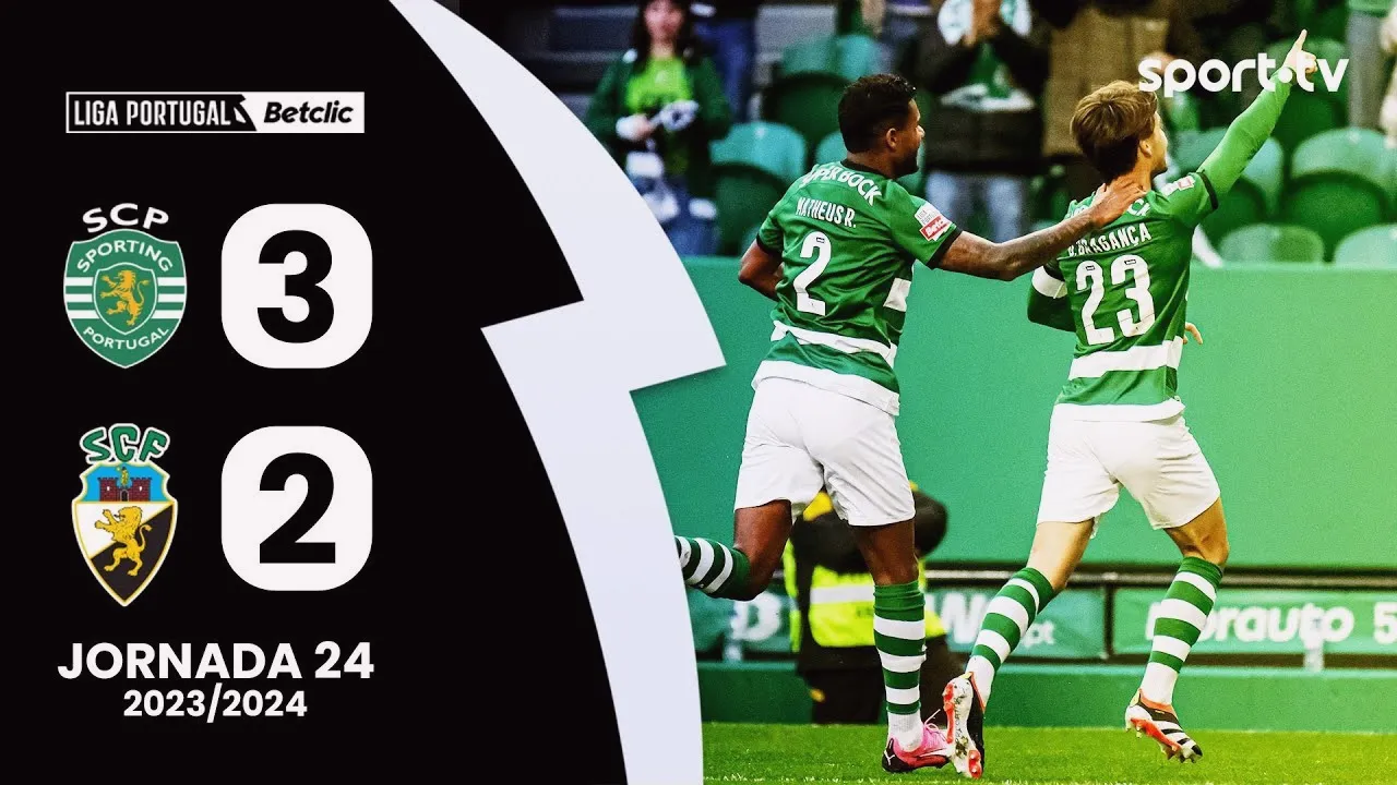 ไฮไลท์บอลสปอร์ติ้งลิสบอนพลิกชนะฟาเรนเซ่ 3-2 ศึกโปรตุเกสลีกา ซาเกรส 04/03/2567 dooball168hd.com
