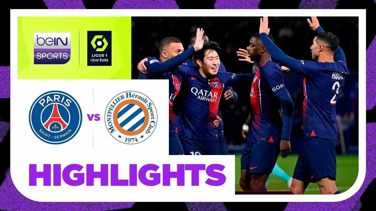 ไฮไลท์ฟุตบอล ปารีส แซงต์ แชร์กแมง ถล่ม มงต์เปลลิเย่ร์ 3-0 ลีกเอิง ฝรั่งเศส 2023 04/11/2566