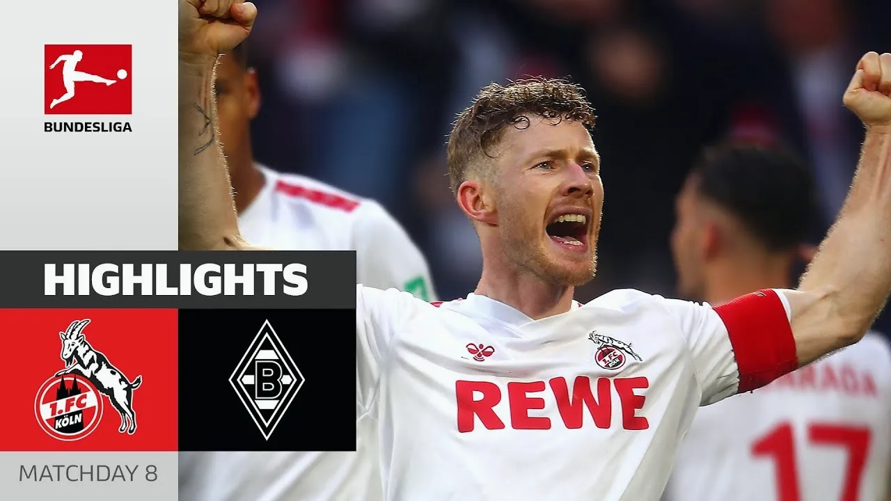 ไฮไลท์ฟุตบอล โคโลญจน์ เปิดรังชนะ โบรุสเซียมึนเช่นกลัดบัค 3-1 ศึกบุนเดสลีก้า เยอรมัน 23 ตุลาคม 2566
