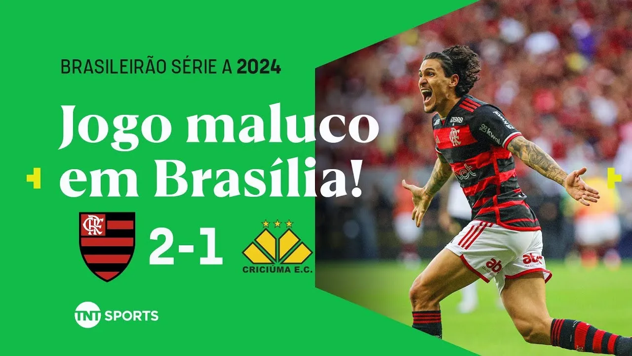 ไฮไลท์ฟุตบอลศึกบราซิล ซีรี่ย์เอ 2024 ฟลาเมงโก้เฉือนคริคูม่า 2-1 21 กรกฎาคม 2567