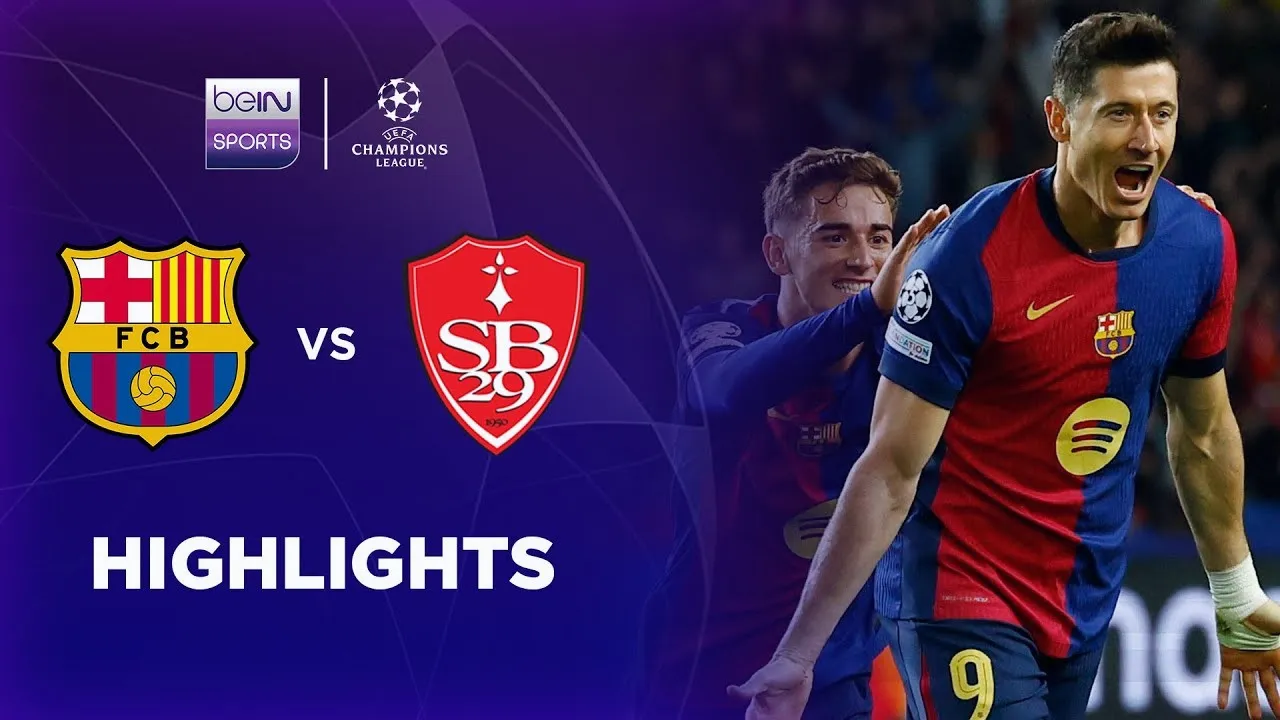 ไฮไลท์ แข้งต่างดาว บาร์เซโลน่า เปิดคัมป์นูถล่ม แบรสต์ 3-0 ศึกยูฟ่า แชมเปี้ยนส์ลีก รอบแบ่งกลุ่ม 2024 วันที่ 27/11/2567