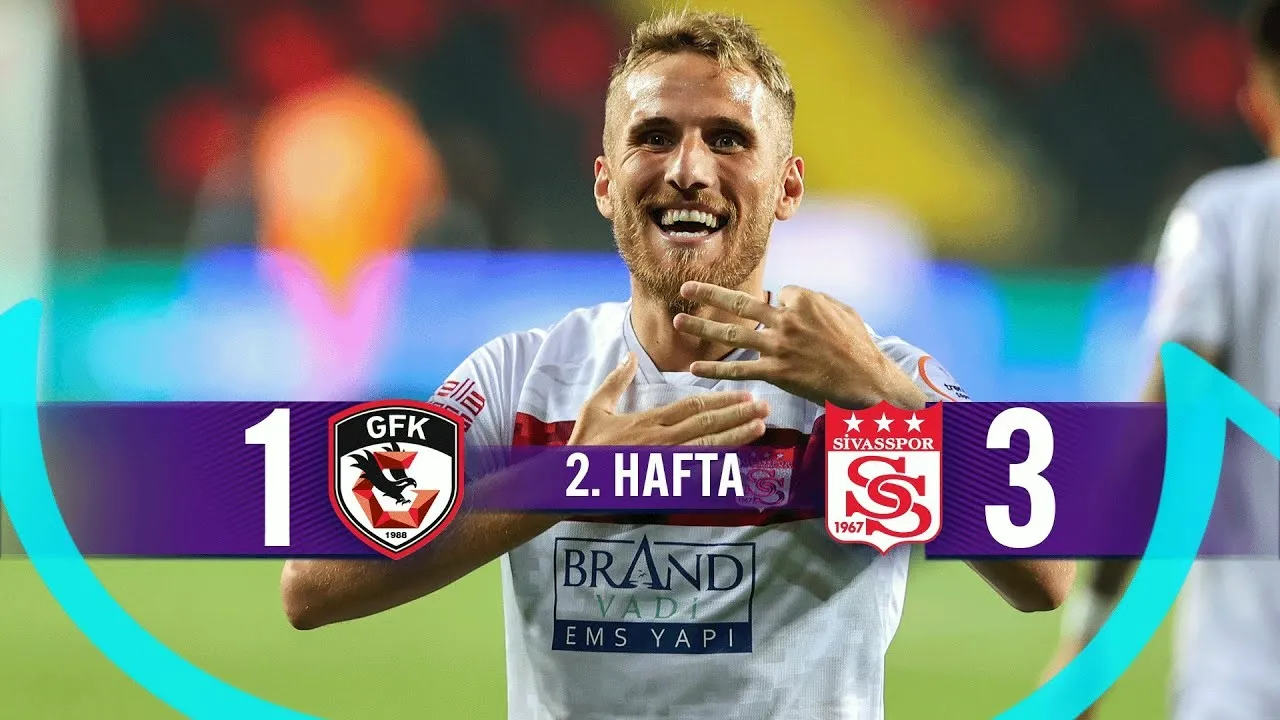 ไฮไลท์ฟุตบอล ชีวาสสปอร์ บุกชนะ กาเซียนเท็ปสปอร์ 3-1 ศึกตุรกี ซุปเปอร์ลีก