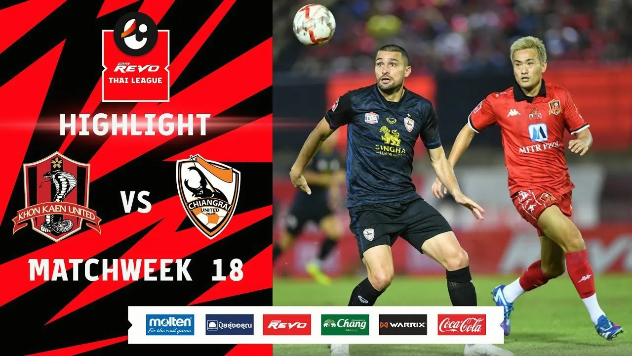 ไฮไลท์บอลไทยลีก 2024 ขอนแก่น ยูไนเต็ด เสมอไร้สกอร์ เชียงราย ยูไนเต็ด 0-0 วันที่ 20/02/2567 จาก dooball168hd.com
