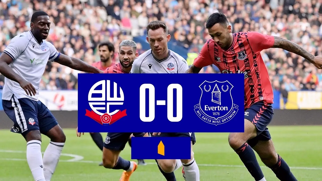ไฮไลท์ฟุตบอลโบลตัน วันเดอร์เรอร์ส เสมอ เอฟเวอร์ตัน 0-0 ในเกมอุ่นเครื่องกระชับมิตรสโมสร dooball168hd.com