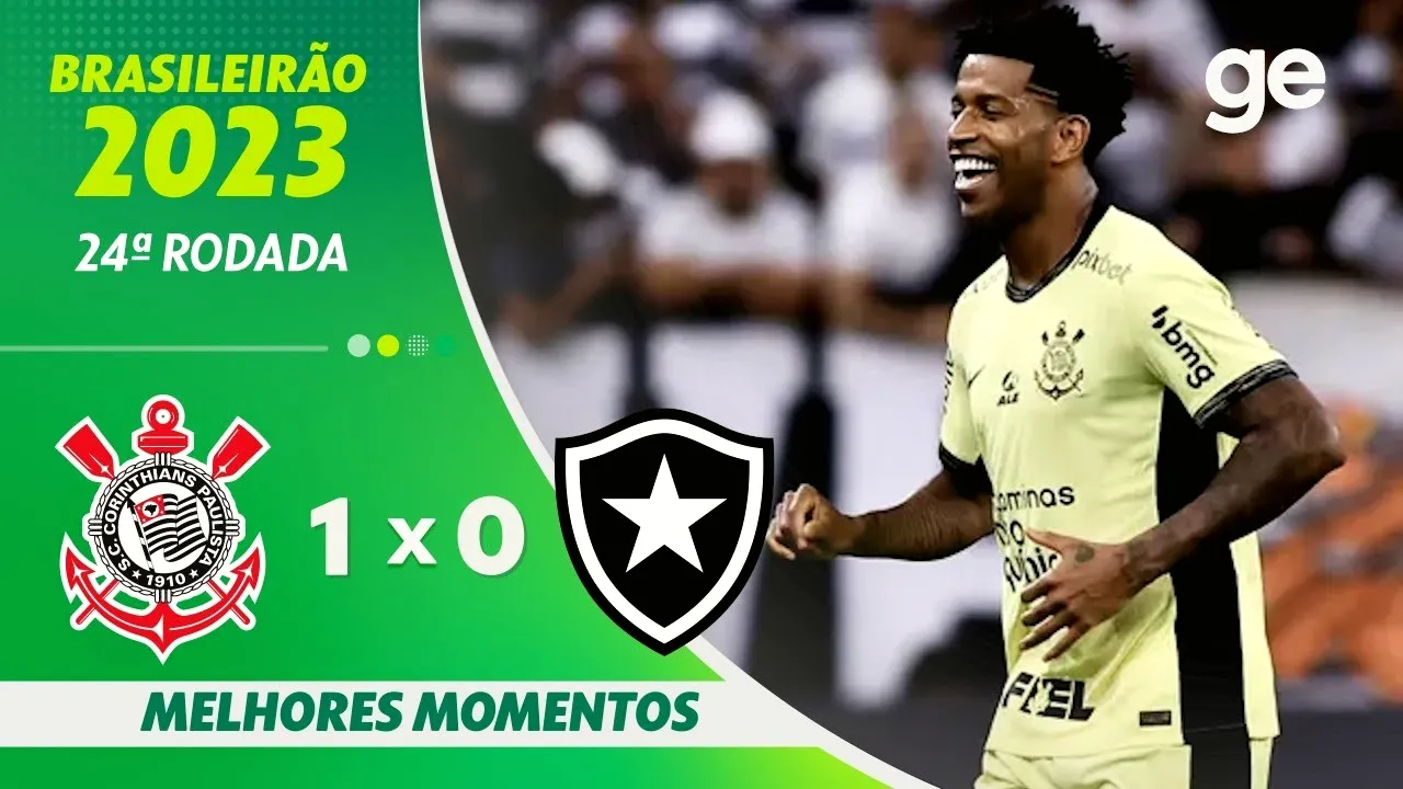 ดูไฮไลท์บราซิล ซีรี่ย์เอ 2023 โครินเธียนส์เปิดบ้านเฉือนโบตาโฟโก้อาร์เจ 1-0 นัดประจำวันที่ 23 กันยายน 2566