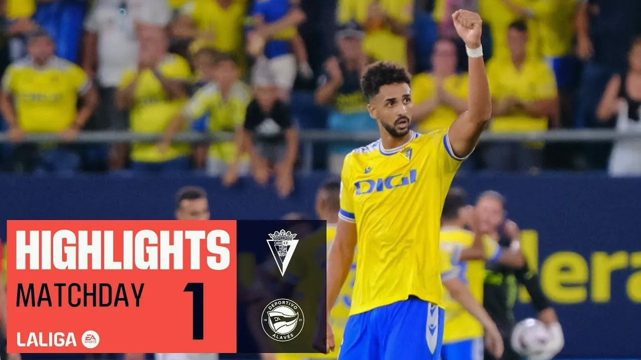 ไฮไลท์ฟุตบอลลาลีก้า สเปน 2023 คาดิส เฉือนชนะ อลาเบส 1-0 เกมเดือดประตูชัยท้ายครึ่งแรก