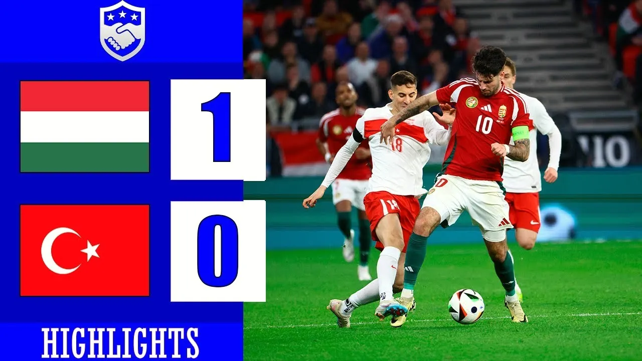ไฮไลท์ฟุตบอล ฮังการีเฉือนตุรกี 1-0 ศึกกระชับมิตรทีมชาติ 2024 วันที่ 23/03/2567 dooball168hd.com