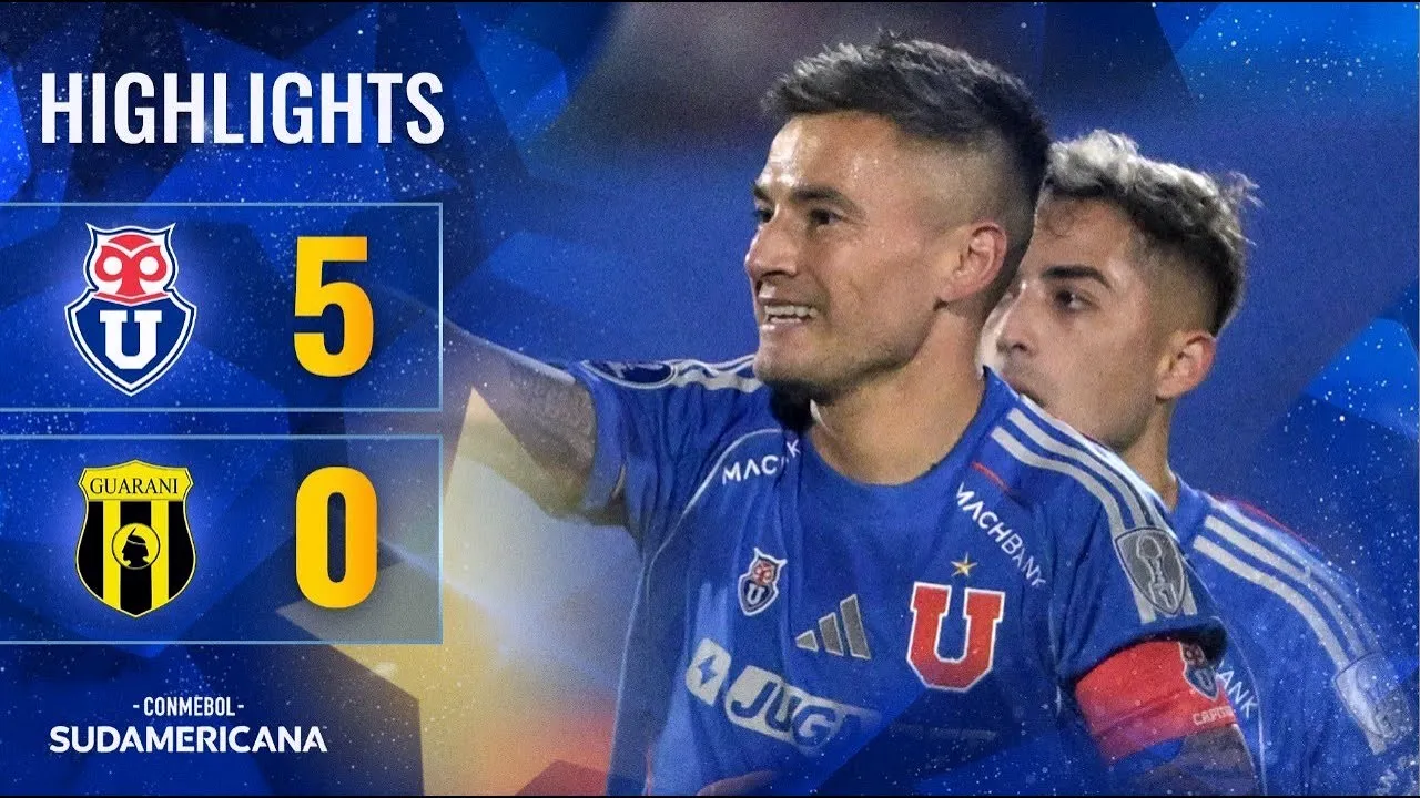 สดใสร้อนแรง! ยูนิเวอร์ซิดัด เดอ ชิลี ถล่มกัวรานี่ อาซุนซิยง 5-0 โคปา ซูดาเมริกาน่า 2025 18/07/2568
