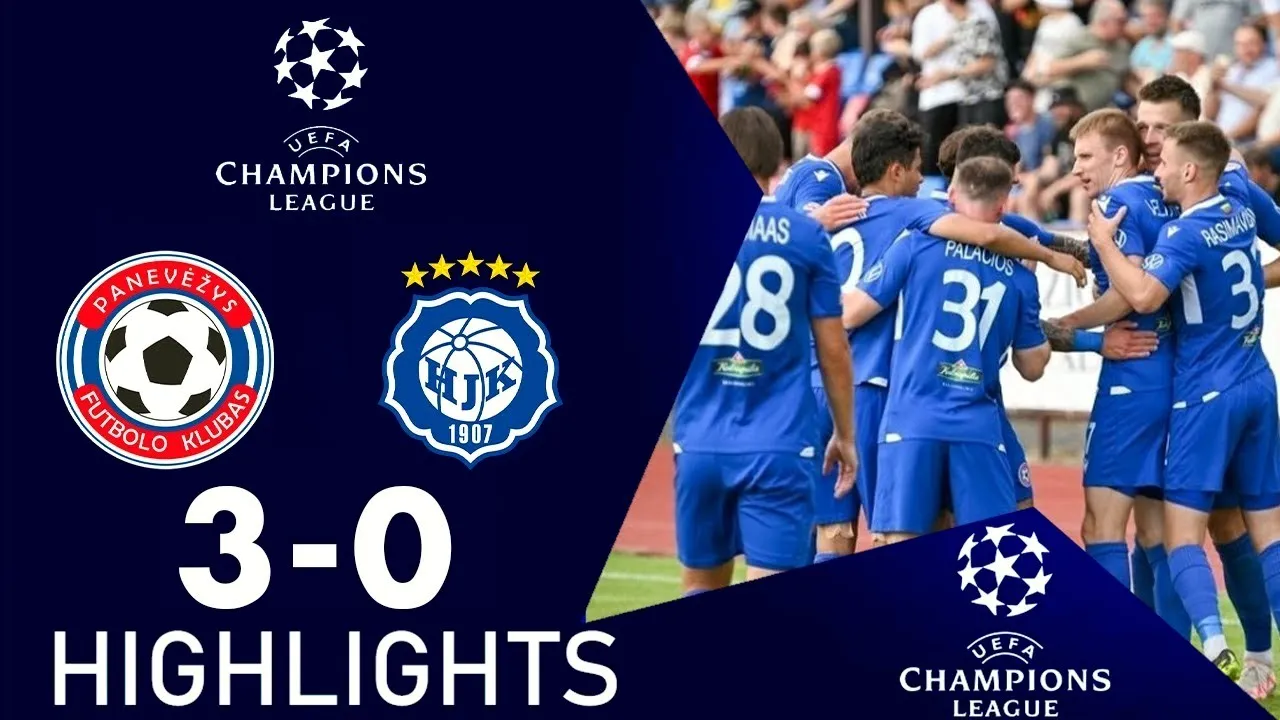 ไฮไลท์ปาเนเวจิสเปิดบ้านชนะเอชเจเค เฮลซิงกิ 3-0 ศึกยูฟ่าแชมเปี้ยนส์ลีก รอบคัดเลือก เมื่อ 10/07/2567