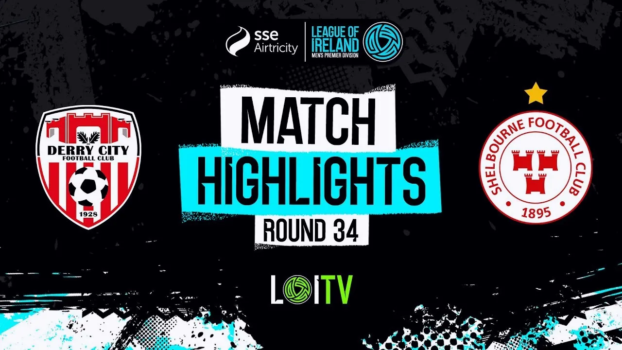 21 ต.ค.2566 ไฮไลท์เดอร์รี่ซิตี้เสมอเชลบอร์นเจ๊า0-0เกมไอร์แลนด์พรีเมียร์ลีก2023